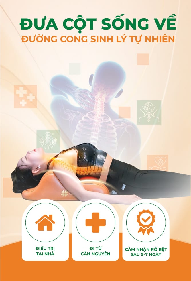 Tính năng gối Dr Tận Tâm: tăng tuần hoàn máu não, giảm tê bì tay